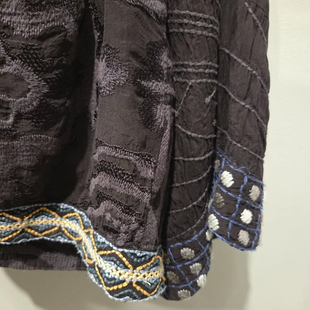 NWT Johnny Was Nera Kimono in Starbright black size S - Picture 4 of 5